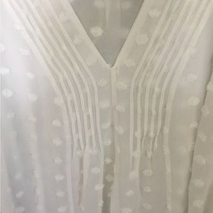 Womens White Blouse Sz. 1X (New)